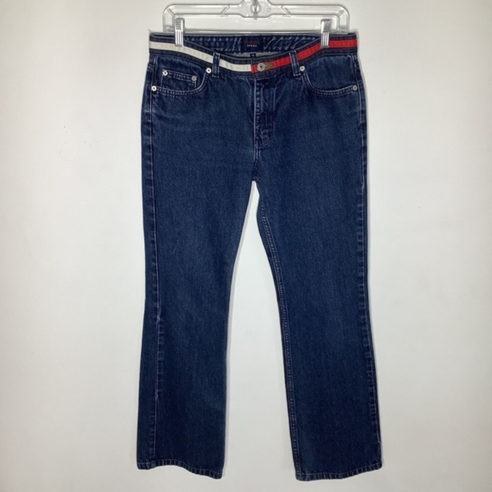 Tommy Jeans Womens Vintage Hipster Flare Blue Jeans Size 9